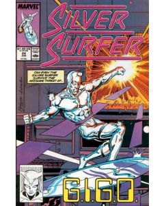 Silver Surfer (1987) #  24 (6.0-FN) Pricetag on cover