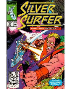 Silver Surfer (1987) #  27 (7.0-FVF) Kree/Skrull war, Super-Skrull, The Stranger