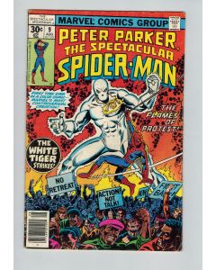 Spectacular Spider-man (1976) #   9 (5.0-VGF) (221331) 1st White Tiger