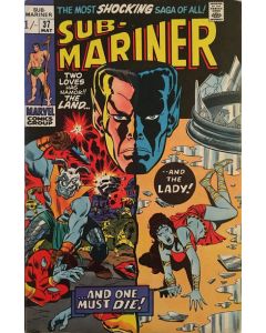 Sub-Mariner (1968) #  37 UK Price (5.0-VGF) Death of Lady Dorma