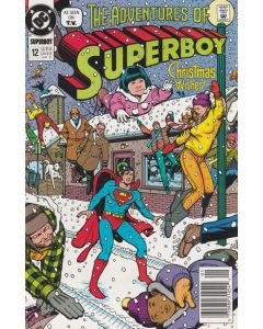 Superboy (1990) #  12 Newsstand (5.0-VGF) Christmas Issue