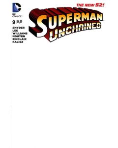 Superman Unchained (2013) #   9 Cover E (9.2-NM) Blank Variant, FINAL ISSUE