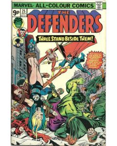 Defenders (1972) #  25 UK Price (6.0-FN) Son of Satan, Daredevil, Luke Cage