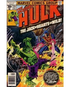Incredible Hulk (1962) # 214 (7.0-FVF) Jack of Hearts, 1st Bi-Beast II (Cameo)