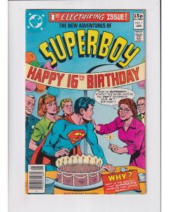 New Adventures of Superboy (1980) #   1 UK Price (8.0-VF)