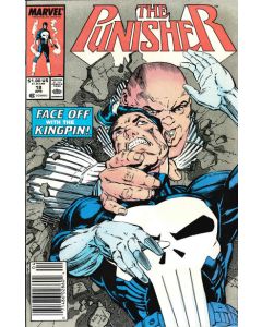 Punisher (1987) #  18 Newsstand (8.0-VF) Kingpin, X-Men cameo