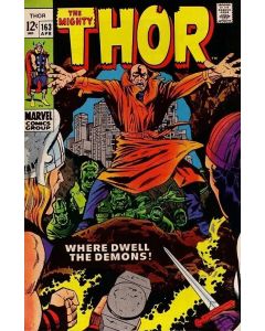 Thor (1962) # 163 (3.0-GVG) Tape inside the cover