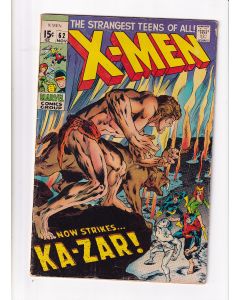 Uncanny X-Men (1963) #  62 (4.5-VG+) (266219) Ka-Zar, Neal Adams cover & art