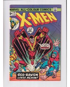 Uncanny X-Men (1963) #  92 UK Price (6.5-FN+) (266451) Red Raven