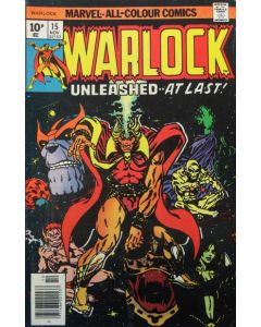 Warlock (1972) #  15 UK Price (5.0-VGF) Origin Soul-Gem, FINAL ISSUE