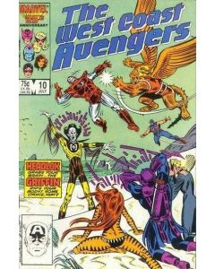 Avengers West Coast (1985) #  10 (8.0-VF) Griffin, 1st Headlok