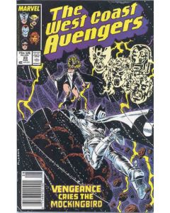 Avengers West Coast (1985) #  23 Newsstand (6.0-FN) Moon Knight, Fantastic Four