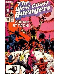 Avengers West Coast (1985) #  26 (5.0-VGF) Scorpio