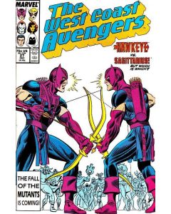 Avengers West Coast (1985) #  27 (7.0-FVF) Hawkeye vs. Sagittarius