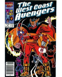 Avengers West Coast (1985) #   9 Newsstand (8.0-VF) Origin of Master Pandemonium