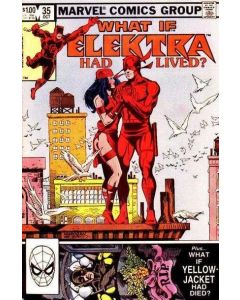 What If (1977) #  35 (9.0-VFNM) Elektra, Daredevil, Yellowjacket, Frank Miller art