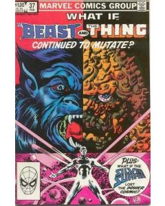 What If (1977) #  37 (5.0-VGF) Beast, Thing, Silver Surfer