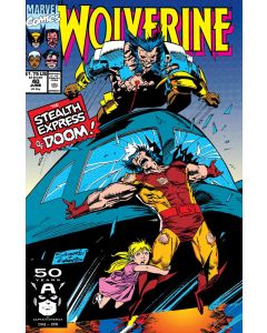Wolverine (1988) #  40 (8.0-VF) X-Men cameo