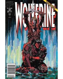 Wolverine (1988) #  43 Newsstand (7.0-FVF) Marc Silvestri Pin-up
