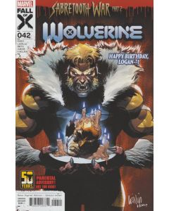 Wolverine (2020) #  42 (9.0-VFNM) Sabretooth War