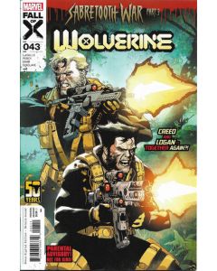 Wolverine (2020) #  43 (9.0-VFNM) Sabretooth War