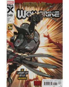 Wolverine (2020) #  49 (9.2-NM) Sabretooth War, 1st FULL Adamantium Armor